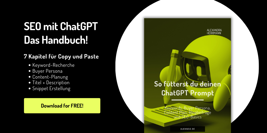 Chat GPT Prompt Handbuch Download