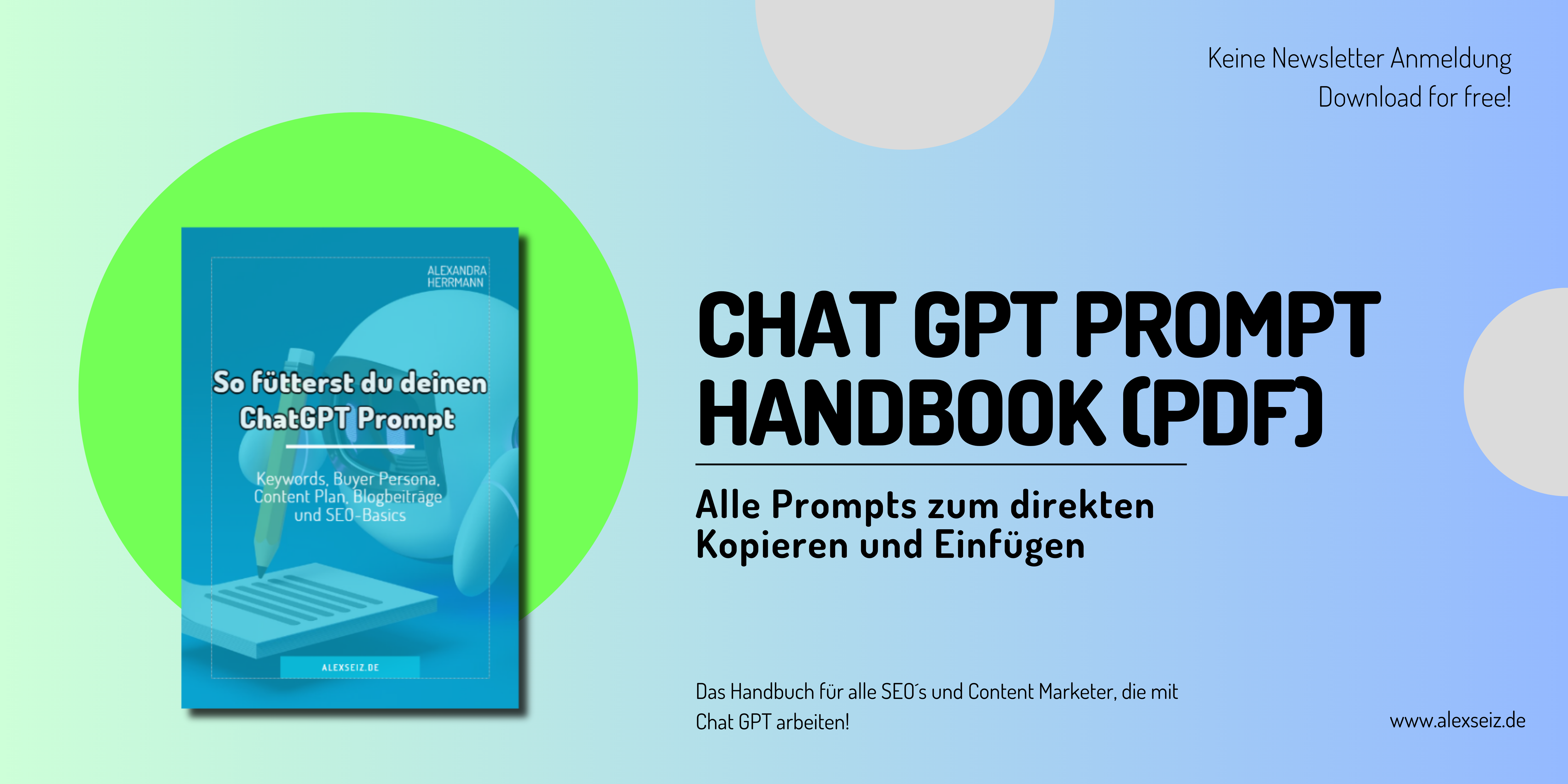Chat GPT Prompt Handbuch von Alexandra Herrmann SEO Fachfrau